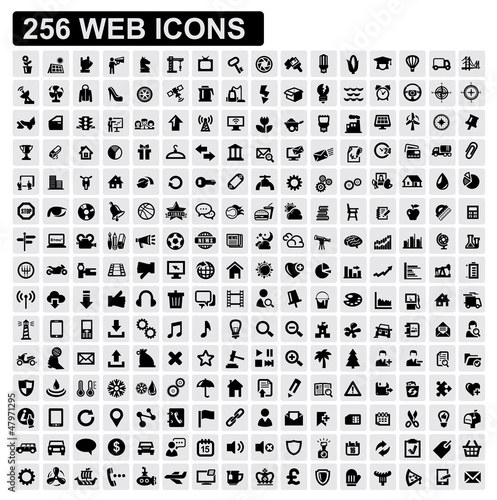 Vector: 256 web icons 256 web icons