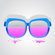 glasses pink
