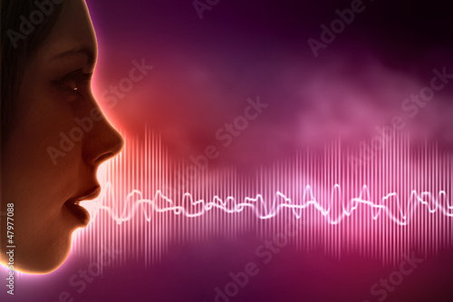 Photo: Sound wave illustration Sound wave illustration