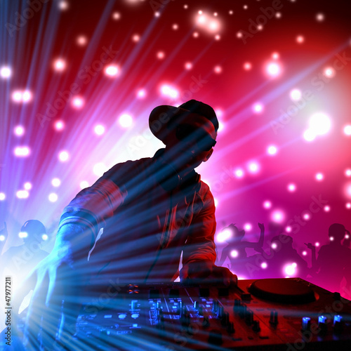 Photo: dj and mixer dj and mixer