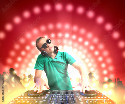 Photo: dj and mixer dj and mixer