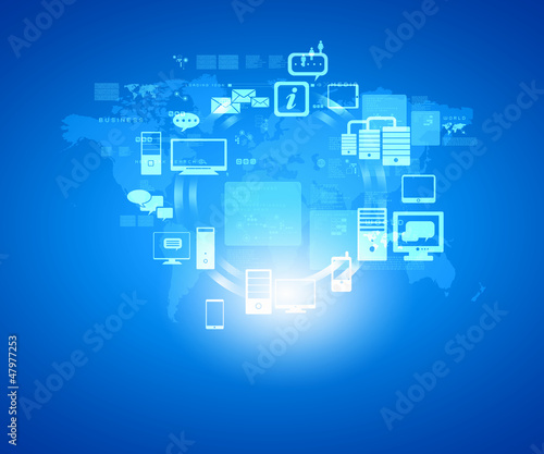Photo: Internet concept illustration Internet concept illustration
