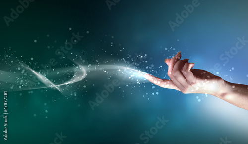 Illustration: magical hands conceptual image magical hands conceptual image