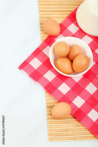 Photo: Brown chicken eggs Brown chicken eggs