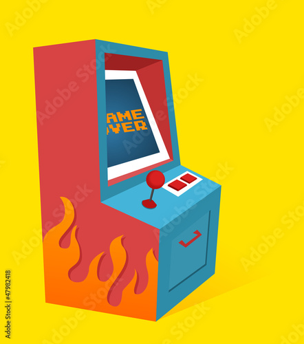 Vector: Arcade game Machine Arcade game Machine