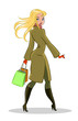 Walking woman