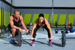 Gym Personal Trainer Man With ...