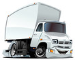 Vector Cartoon Cargo Truck