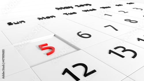 Illustration: Holiday Calendar. Easter 2013 Holiday Calendar. Easter 2013