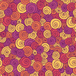 Vektor: Color curls seamless pattern. Color curls seamless pattern.