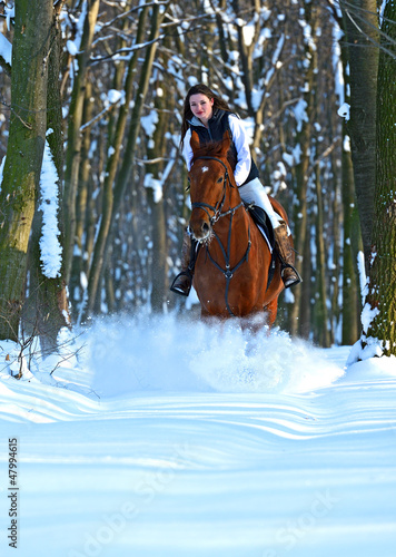 Photo: Girl with a horse Girl with a horse