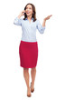 Businesswoman with mobile phone