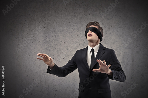 Photo: Blind Businessman Blind Businessman