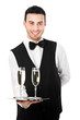 Waiter with champagne