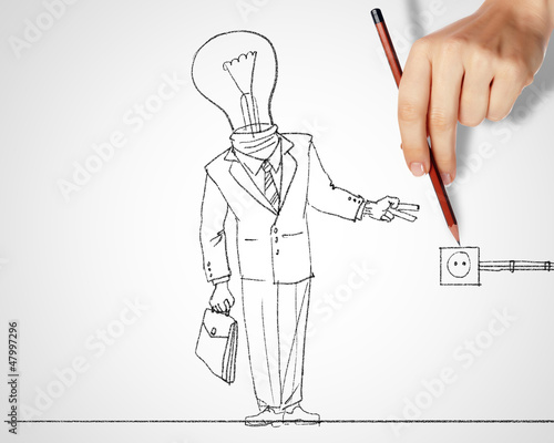 Photo: Questions and challenges in business drawing Questions and challenges in business drawing