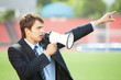 Business Announcement Through Loudspeaker 2