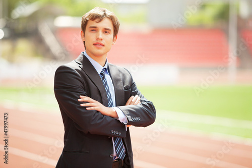 Photo: Portrait of a businessman, Outdoor Portrait of a businessman, Outdoor