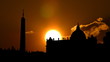 Italy Vatican City Piazza San Pietro sunset