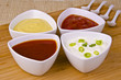 Fresh homemade sauces