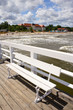 View from the pier on the architecture of Sopot, Poland
