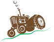 old tractor