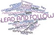 Word cloud for Lead and follow