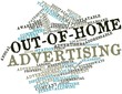 Word cloud for Out-of-home advertising