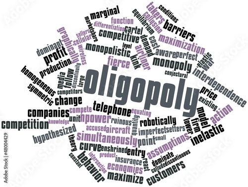 Illustration: Word cloud for Oligopoly Word cloud for Oligopoly