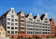 Traditional architecture in downtown Gdansk, Poland