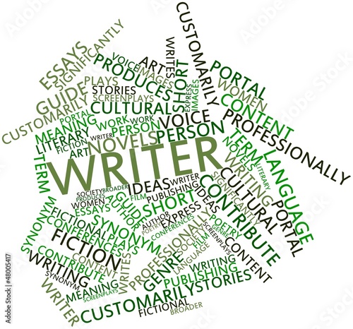 Illustration: Word cloud for Writer Word cloud for Writer