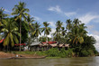 Village sur Det island, région de Si Phan Don
