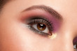 Woman eye with makeup
