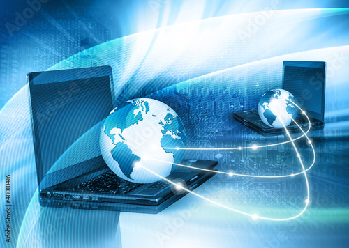 Illustration: Best Internet Concept of global business from concepts series Best Internet Concept of global business from concepts series