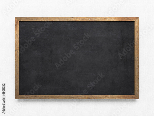 Illustration: Blank old blackboard Blank old blackboard