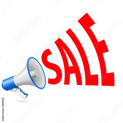 Vector: Sale megaphone Sale megaphone