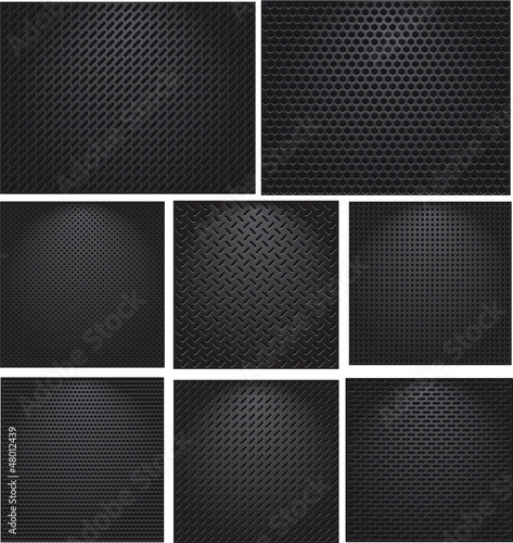 Vector: Set Metallgitter. Set Metallgitter.
