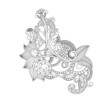 Abstract flower can be used as a stencil for a tattoo, to produc