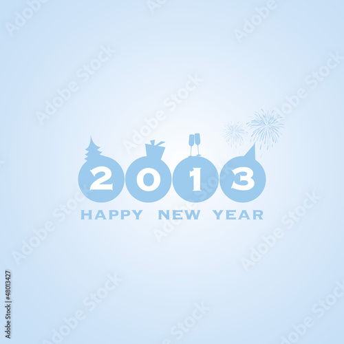Vector: New Year Card Background New Year Card Background