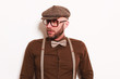 Mann im Retro-look