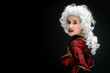 Young woman in baroque custome