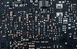 Electronic board closeup photo