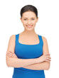 beautiful woman in casual clothes