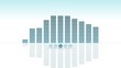 Animation of music graphic equalizers