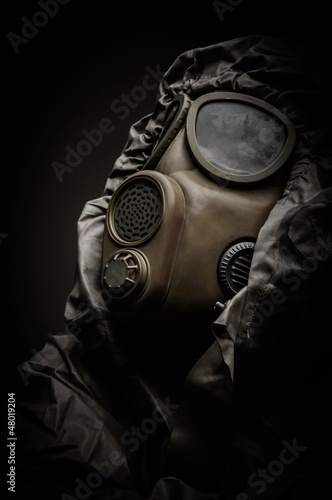 Photo: Man in protective suit Man in protective suit