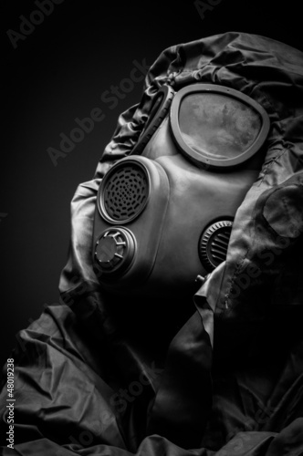 Photo: Man in protective suit Man in protective suit