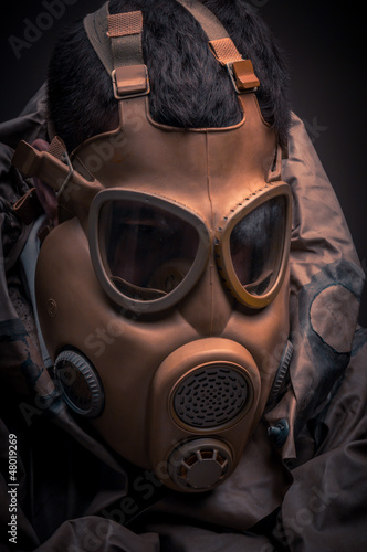 Photo: Man in protective suit Man in protective suit