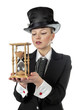 Photo: From a life cheerful businesswoman. From a life cheerful businesswoman.