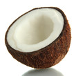 Coconuts, isolated on white