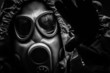 Man in protective suit