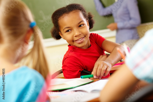 Photo: Happy pupil Happy pupil